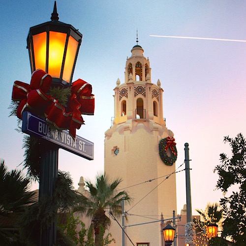 Buena Vista Street for the holidays