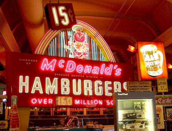 Original McDonald's sign