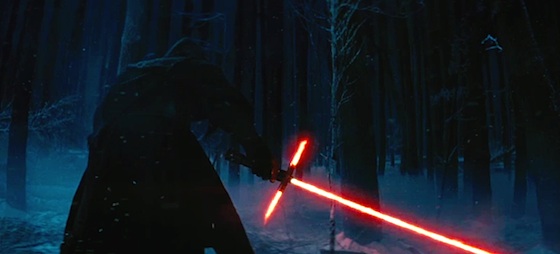 Lightsaber from the Star Wars 7 trailer