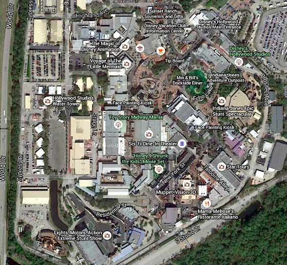 Aerial view of DHS