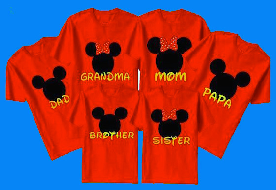 Disney family vacation shirts