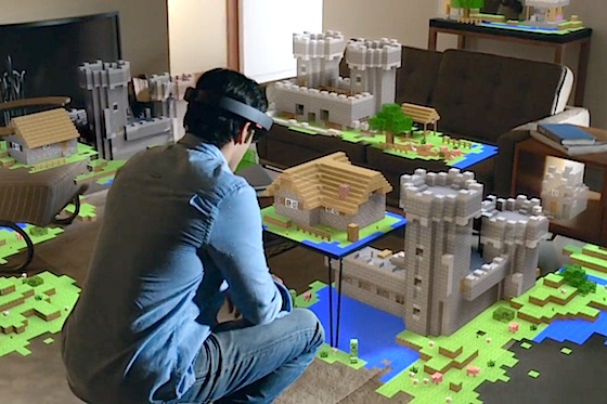Minecraft with Microsoft HoloLens