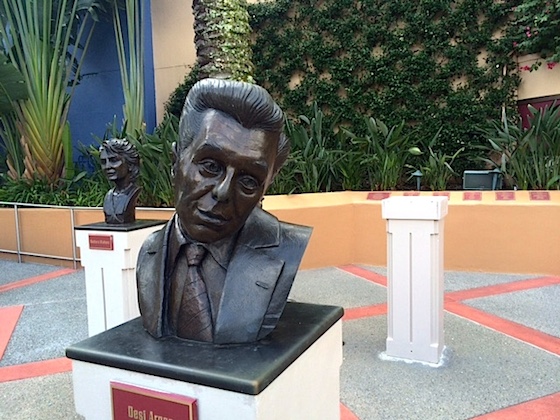 Missing bust at the Academy of Television Arts and Sciences Hall of Fame Plaza