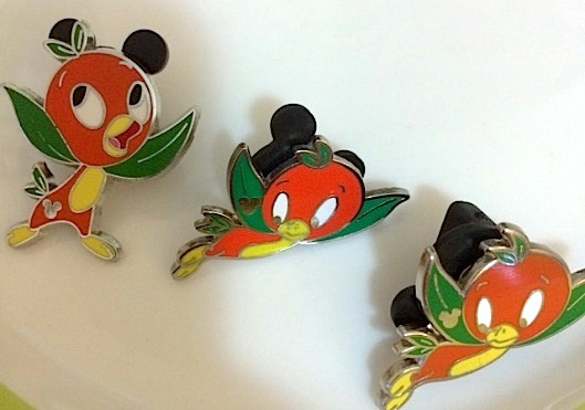 Orange Bird pins