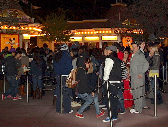 Ticket booth crowd