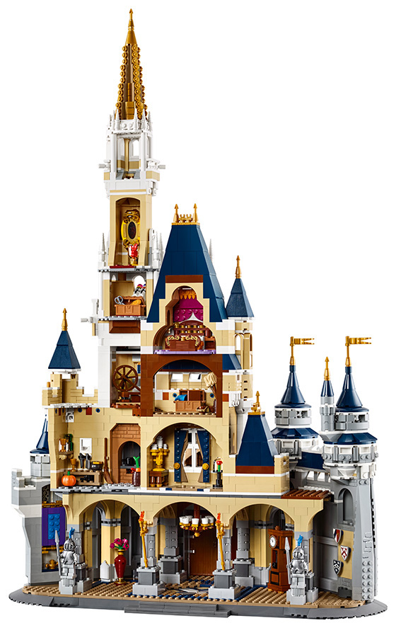 Rear of Lego Disney castle