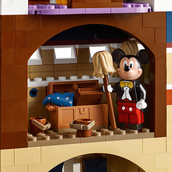 Lego Disney castle detail