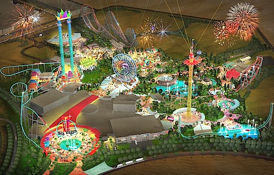 Six Flags Dubai concept art