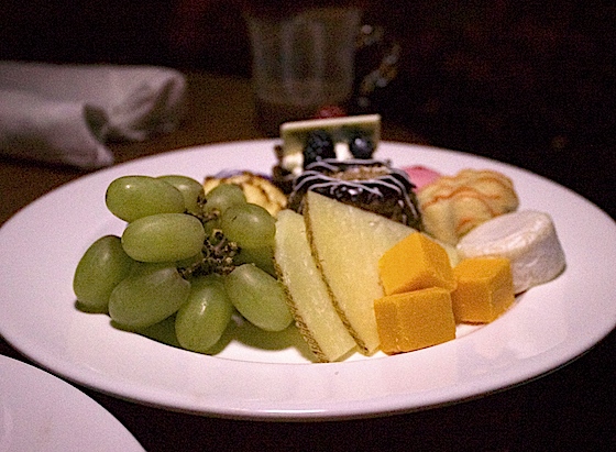 The dessert plate