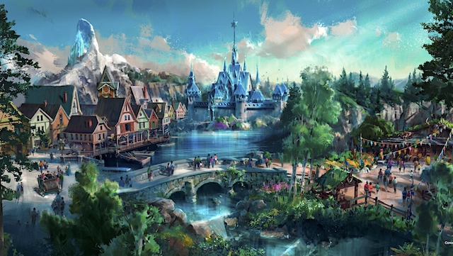 Hong Kong Disneyland's Frozen-themed land, 2016 version