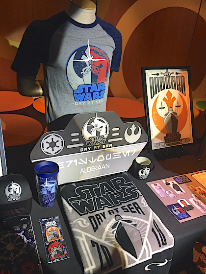 Star Wars Day at Sea merchandise