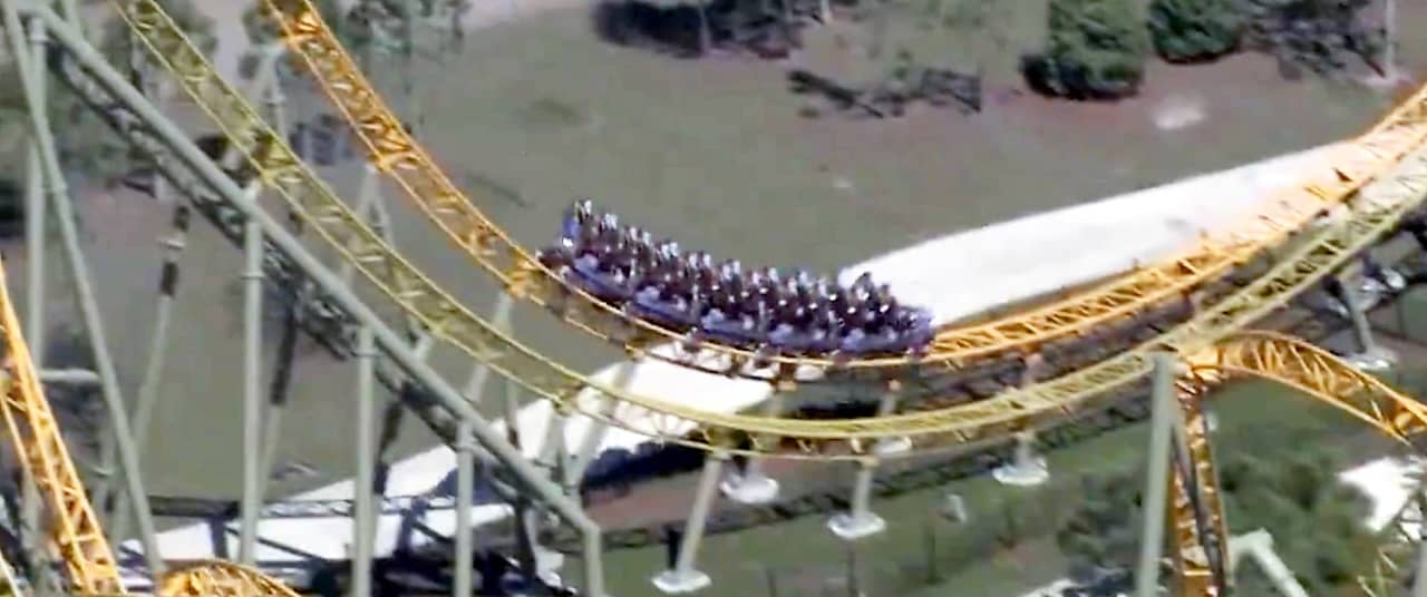 Check out this test run for Universal's new roller coaster