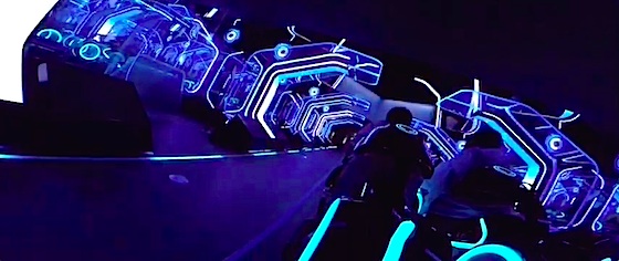First on-ride video of Disney's Tron Lightcycle Power Run coaster