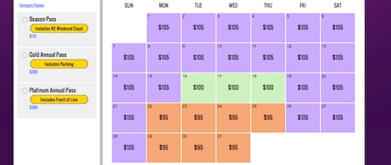 Who's doing date-variable pricing better: Disney or Universal?