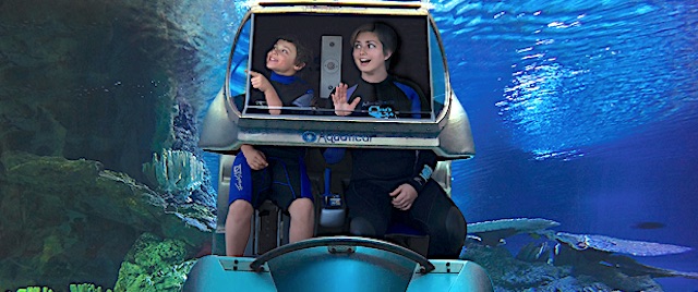 New theme park ride system lets fans drive under the sea