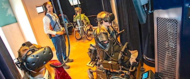 Is VR an alternative for disabled access on a theme park ride?