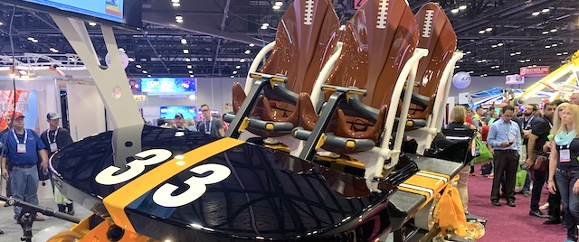 Get your first look at new coaster trains, from the IAAPA Expo
