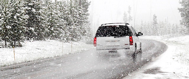 Top tips for winter-weather road trips