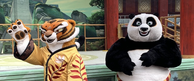 Celebrating Lunar New Year with the cast of Kung Fu Panda
