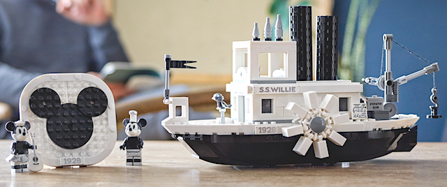 Lego releases its version of Mickey Mouse's Steamboat Willie