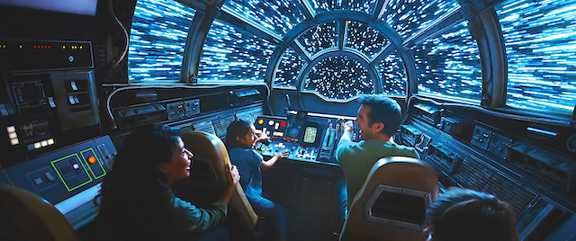 Why Disneyland's Millennium Falcon is not one ride, but three