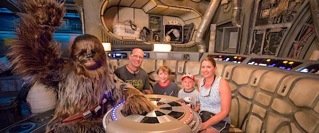 Disneyland welcomes the millionth rider on its Millennium Falcon