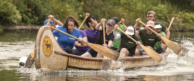 Disneyland cast comes together for its annual canoe races