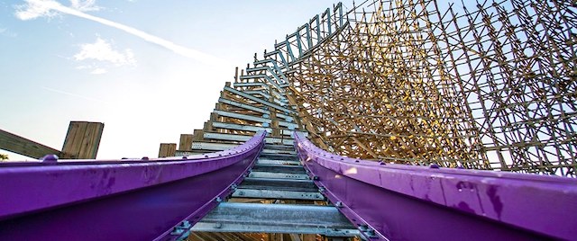 Busch Gardens lays first track for record-breaking coaster