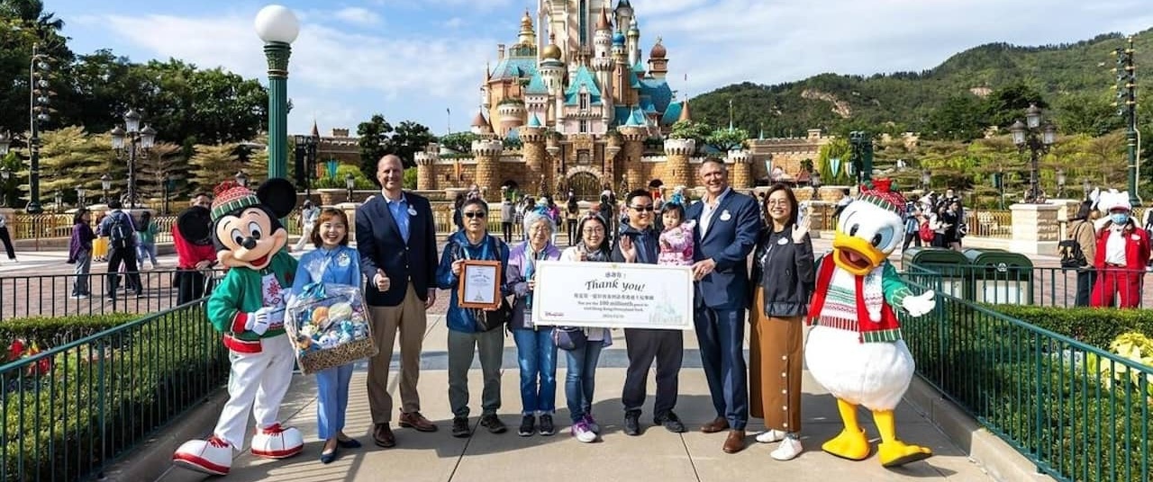 Hong Kong Disneyland celebrates attendance milestone