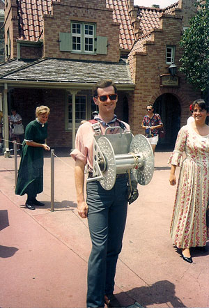 Robert Niles, in Big Thunder costume, circa 1990.