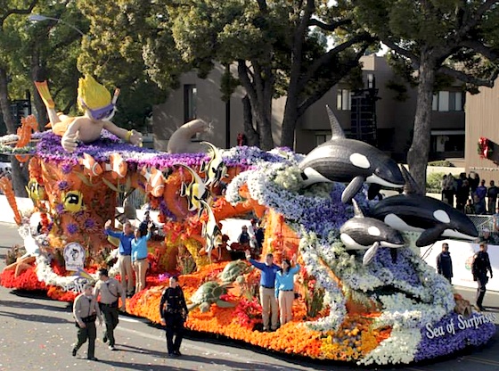 SeaWorld 2014 Rose Parade float