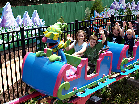 Grover's roller coaster