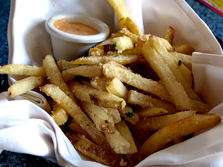 Garlic french fries at Disneyland's Cafe Orleans