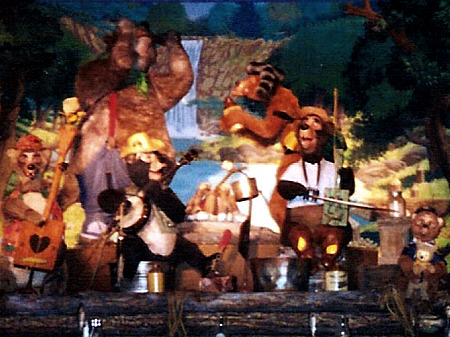 The Five Bear Rugs, in the Country Bear Vacation Hoedown