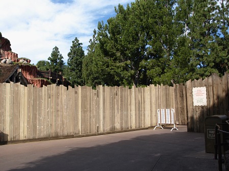 Critter Country construction wall