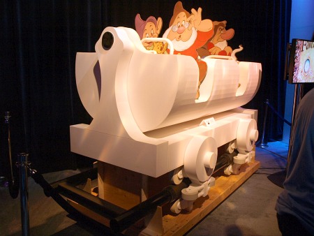 Seven Dwarfs Mine Train car mock-up