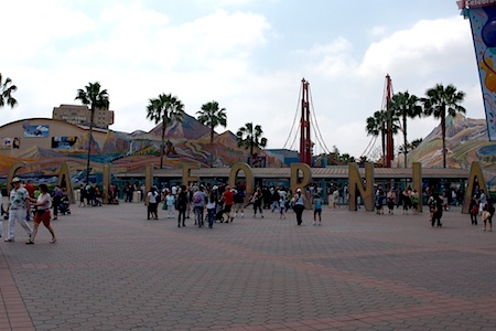 The old entrance to California Adventure