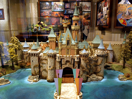 Model of Disneyland's Castle