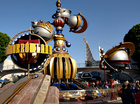 Tomorrowland at Disneyland in California
