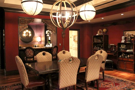 Dining area in the Adventureland Suite