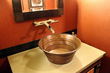 Sink in the Big Thunder Suite bathroom