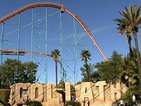 Six Flags Magic Mountain's  Goliath