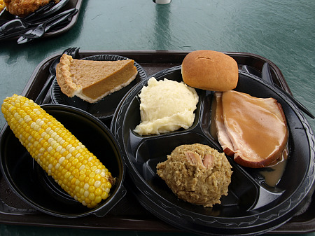 Holiday World Thanksgiving-style dinner