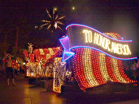 Disney Electrical Parade America Float