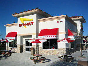 Picture of Magic Mountain In-N-Out. Image courtesy In-N-Out.