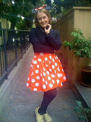 Laurie as Minnie Mouse