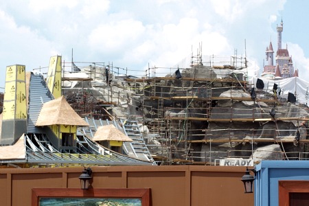Be our Guest restaurant construction