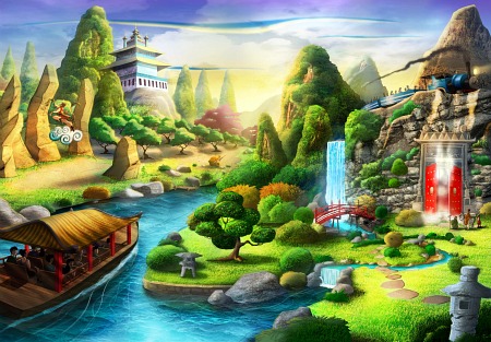 More concept art for Monkey King theme park