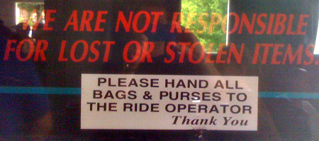 Give it to us, but don't blame us