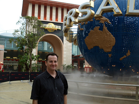 Robert Niles at Universal Studios Singapore